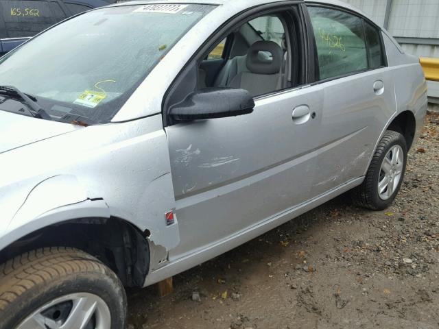 1G8AJ55F77Z195817 - 2007 SATURN ION LEVEL SILVER photo 10