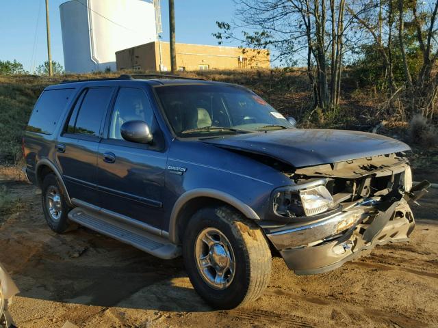 1FMRU1764YLB39419 - 2000 FORD EXPEDITION BLUE photo 1