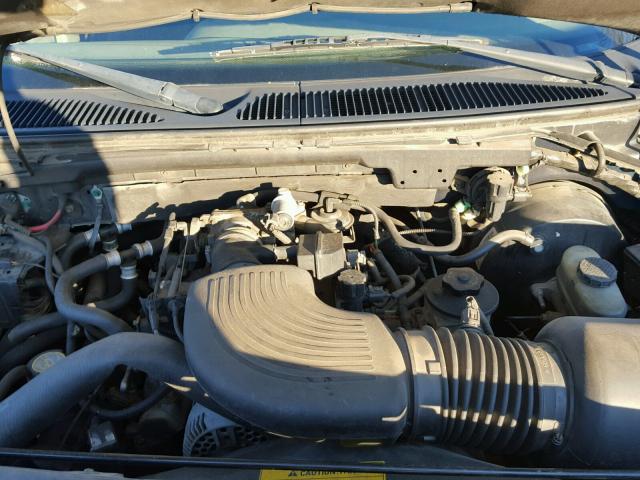 1FMRU1764YLB39419 - 2000 FORD EXPEDITION BLUE photo 7