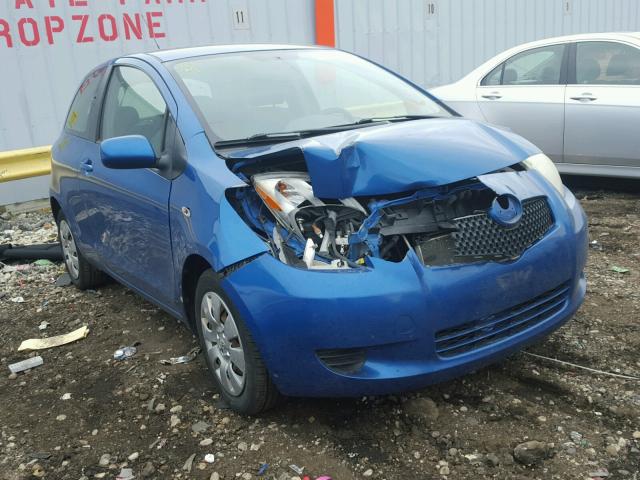 JTDJT923085195894 - 2008 TOYOTA YARIS BLUE photo 1