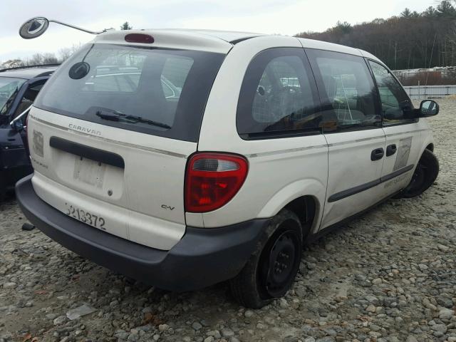 1D4GP213X3B337026 - 2003 DODGE CARAVAN C/ WHITE photo 4