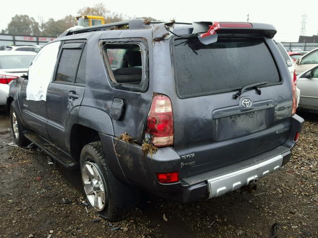 JTEBU14R440039607 - 2004 TOYOTA 4RUNNER SR GRAY photo 3