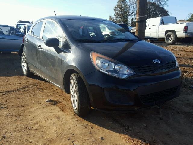 KNADM5A37C6013144 - 2012 KIA RIO LX BLACK photo 1