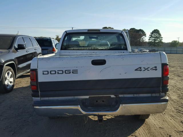 1B7HC16X01S772752 - 2001 DODGE RAM 1500 WHITE photo 6