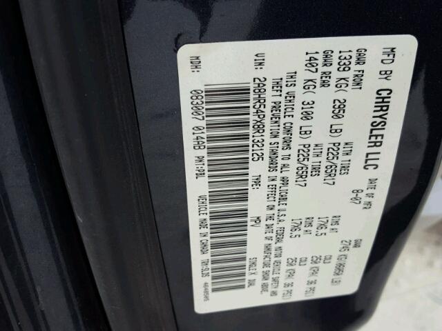 2A8HR54PX8R132125 - 2008 CHRYSLER TOWN & COU 蓝色 照片 10