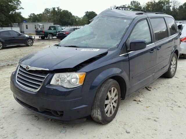 2A8HR54PX8R132125 - 2008 CHRYSLER TOWN & COU 蓝色 照片 2