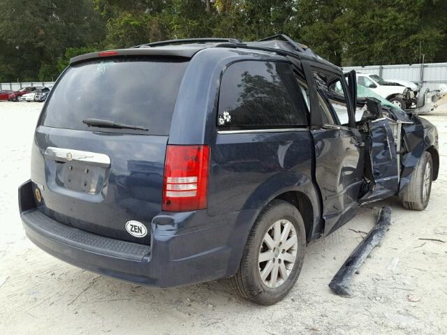 2A8HR54PX8R132125 - 2008 CHRYSLER TOWN & COU 蓝色 照片 4