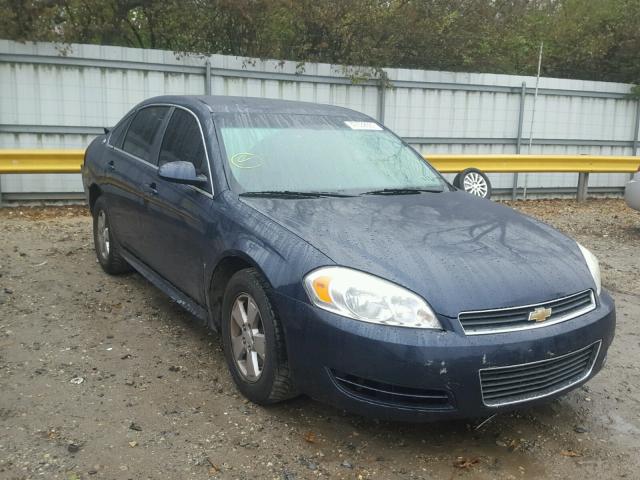 2G1WT57N091313978 - 2009 CHEVROLET IMPALA 1LT BLUE photo 1