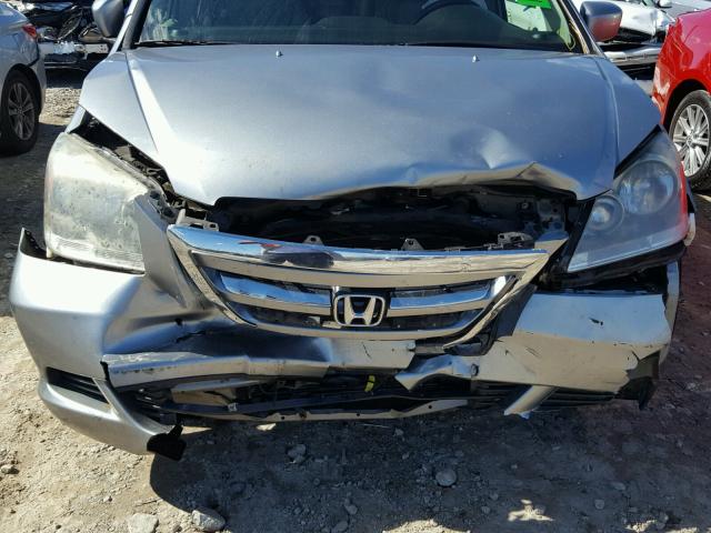 5FNRL38676B062465 - 2006 HONDA ODYSSEY EX SILVER photo 9