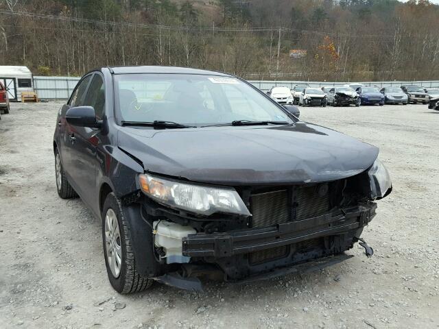 KNAFU4A20C5638291 - 2012 KIA FORTE EX BLACK photo 1