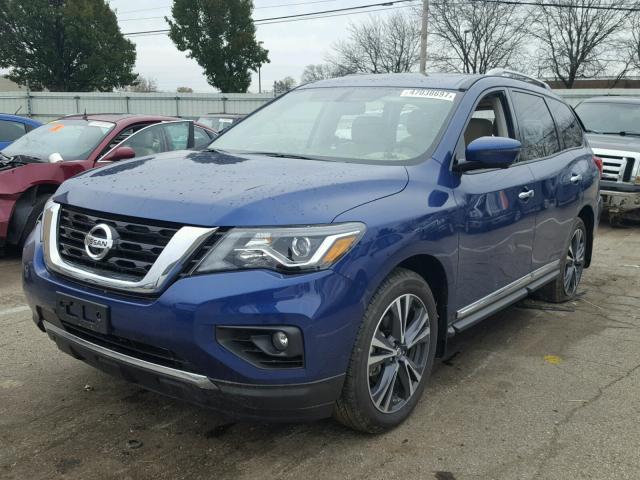 5N1DR2MM2HC641673 - 2017 NISSAN PATHFINDER BLUE photo 2