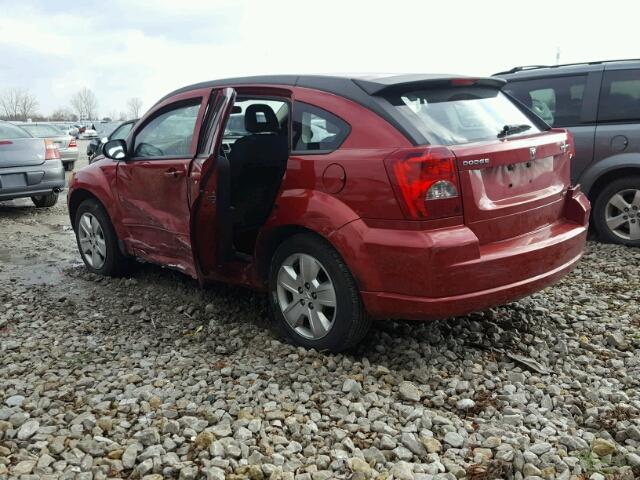 1B3HB48A99D207771 - 2009 DODGE CALIBER SX RED photo 3