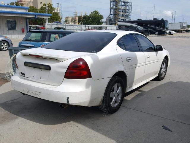 2G2WP552X81101287 - 2008 PONTIAC GRAND PRIX WHITE photo 4