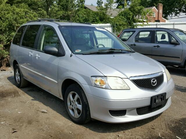 JM3LW28A920300991 - 2002 MAZDA MPV WAGON SILVER photo 1