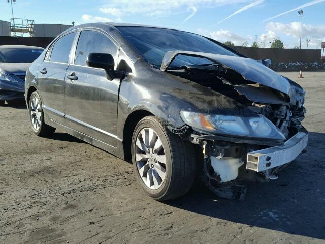 2HGFA16859H508355 - 2009 HONDA CIVIC EX BLACK photo 1