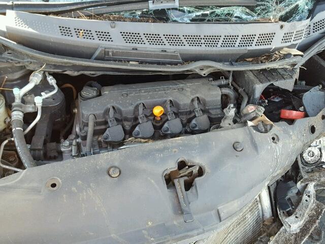 2HGFA16859H508355 - 2009 HONDA CIVIC EX შავი ფოტო 7