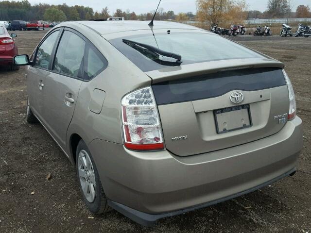 JTDKB20U863175587 - 2006 TOYOTA PRIUS BEIGE photo 3