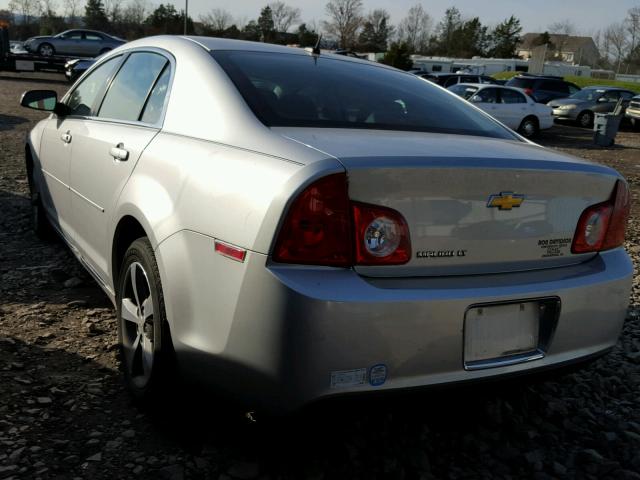 1G1ZC5E15BF130040 - 2011 CHEVROLET MALIBU 1LT SILVER photo 3