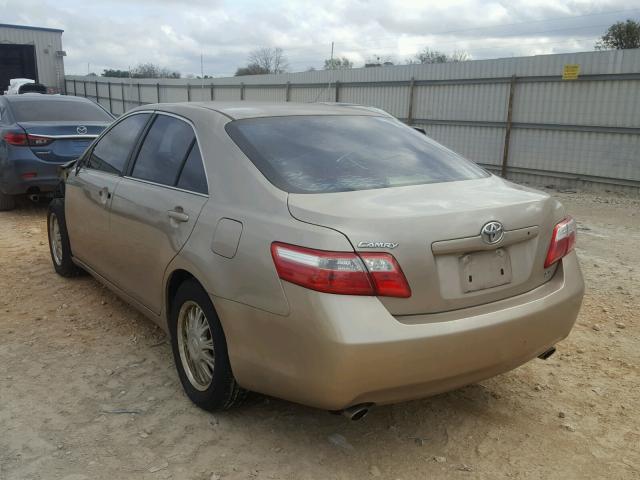 4T1BK46K88U572677 - 2008 TOYOTA CAMRY LE GOLD photo 3