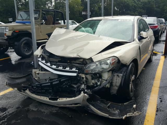 1G1ZC5E13BF103323 - 2011 CHEVROLET MALIBU 1LT GOLD photo 2