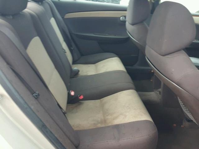 1G1ZC5E13BF103323 - 2011 CHEVROLET MALIBU 1LT GOLD photo 6