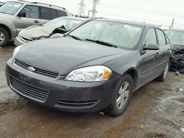 2G1WT58K989281519 - 2008 CHEVROLET IMPALA LT CHARCOAL photo 2