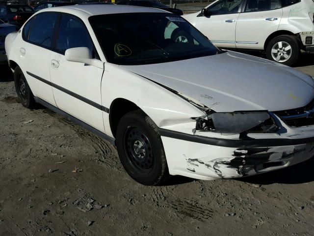 2G1WF55K749349144 - 2004 CHEVROLET IMPALA WHITE photo 1