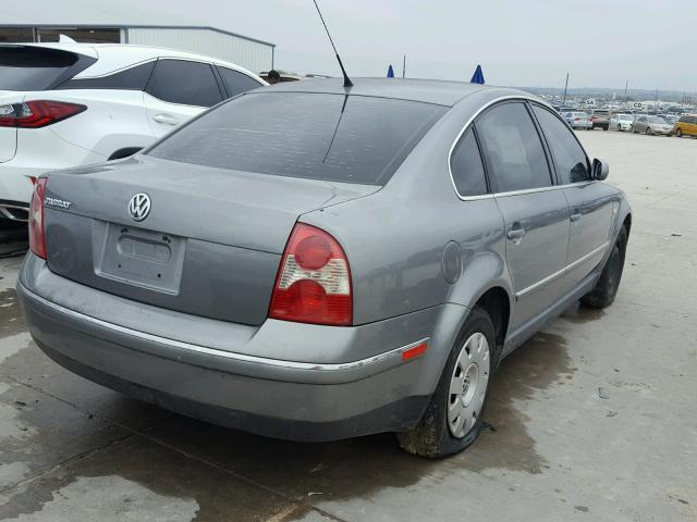 WVWMD63B93P260981 - 2003 VOLKSWAGEN PASSAT GL GRAY photo 4