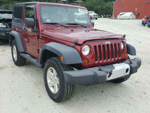 1C4AJWAG2CL186174 - 2012 JEEP WRANGLER S RED photo 1