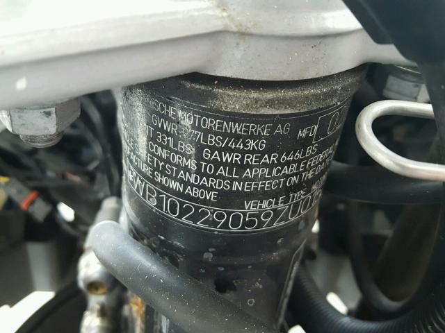 WB10229059ZU01574 - 2009 BMW F800 GS TURQUOISE photo 10