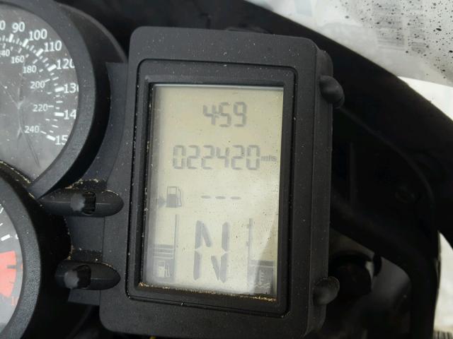 WB10229059ZU01574 - 2009 BMW F800 GS TURQUOISE photo 8