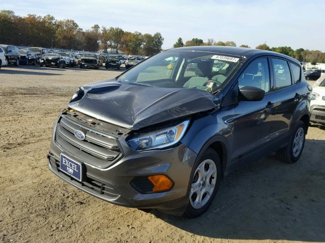 1FMCU0F72HUB80216 - 2017 FORD ESCAPE S GRAY photo 2