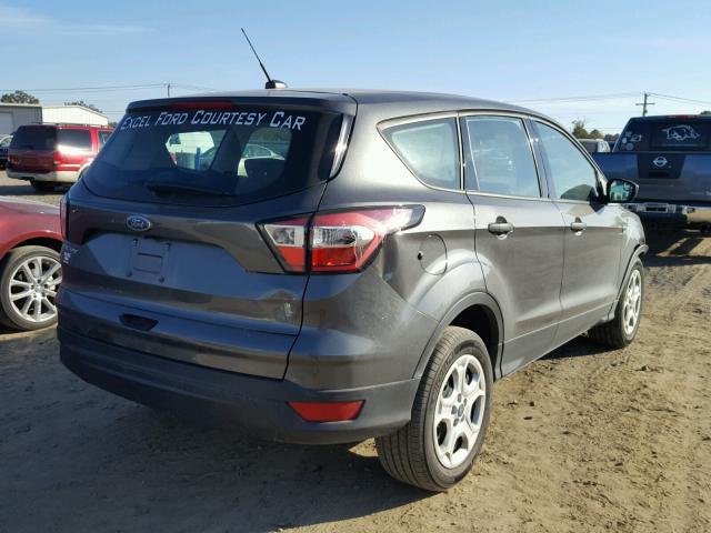 1FMCU0F72HUB80216 - 2017 FORD ESCAPE S GRAY photo 4