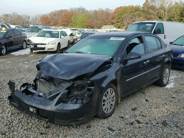 1G1AD5F52A7154977 - 2010 CHEVROLET COBALT 1LT BLACK photo 2