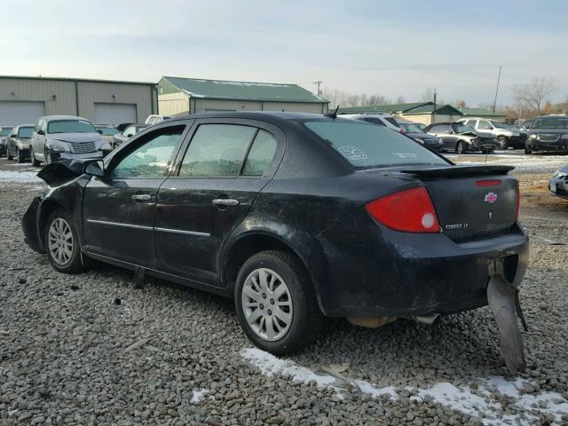 1G1AD5F52A7154977 - 2010 CHEVROLET COBALT 1LT BLACK photo 3