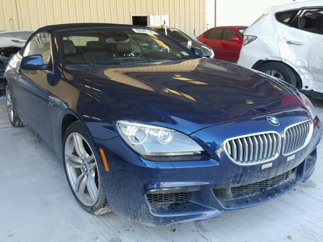 WBALZ5C51CDX64702 - 2012 BMW 650 XI BLUE photo 1