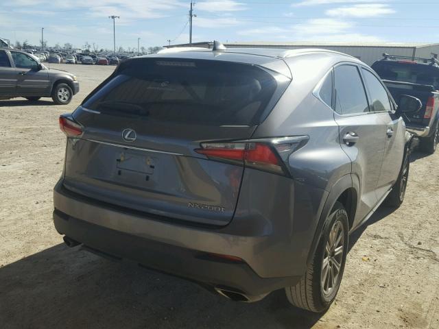 JTJYARBZ1G2038459 - 2016 LEXUS NX 200T GRAY photo 4