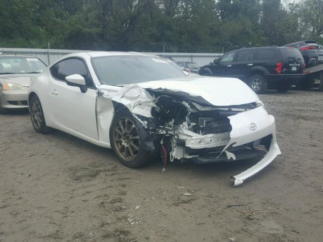 JF1ZNAA17D1719628 - 2013 TOYOTA SCION FR-S WHITE photo 1