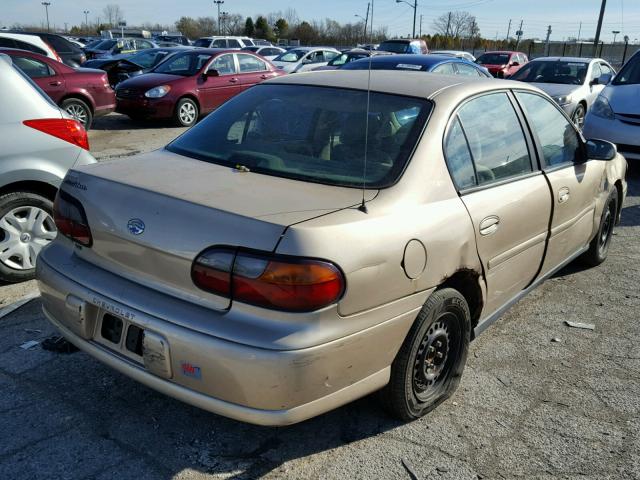 1G1ND52J016225281 - 2001 CHEVROLET MALIBU TAN photo 4