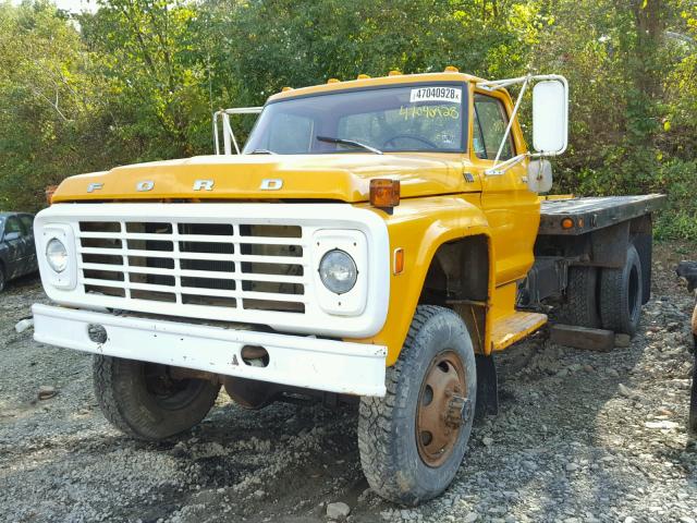 F66EV020241 - 1977 FORD PU YELLOW photo 2