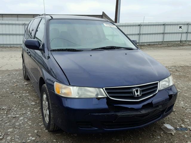 5FNRL18074B054346 - 2004 HONDA ODYSSEY EX BLUE photo 1