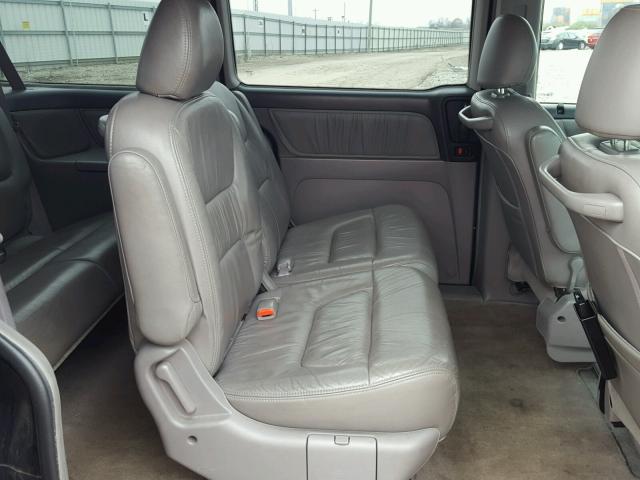 5FNRL18074B054346 - 2004 HONDA ODYSSEY EX BLUE photo 6