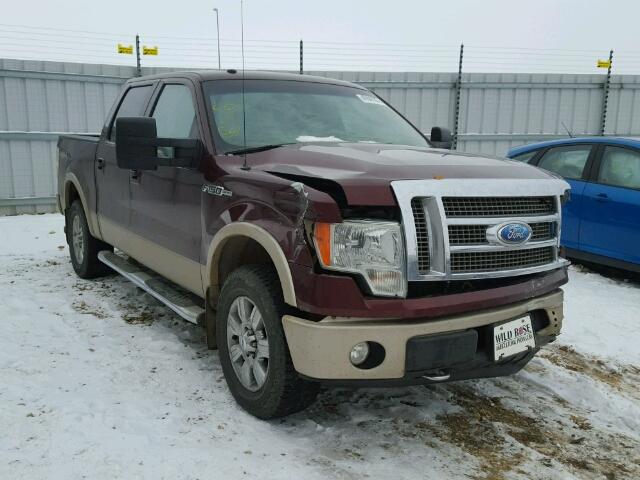 1FTPW14V69FA65891 - 2009 FORD F150 SUPER BURGUNDY photo 1