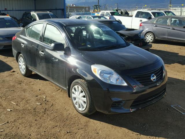 3N1CN7AP6DL828973 - 2013 NISSAN VERSA S BLACK photo 1