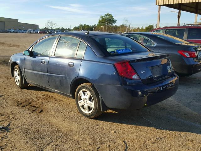 1G8AJ58F97Z177413 - 2007 SATURN ION LEVEL BLUE photo 3