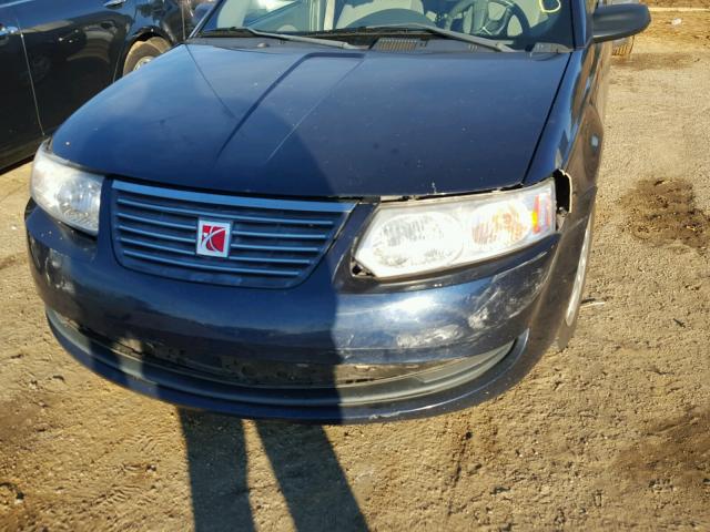 1G8AJ58F97Z177413 - 2007 SATURN ION LEVEL BLUE photo 9