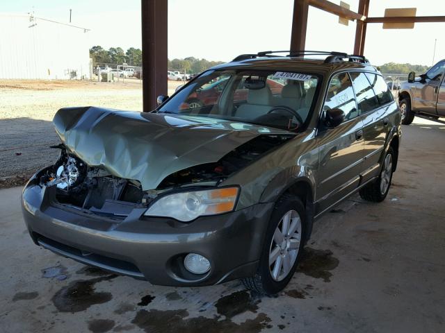 4S4BP61C667330172 - 2006 SUBARU LEGACY OUT GREEN photo 2