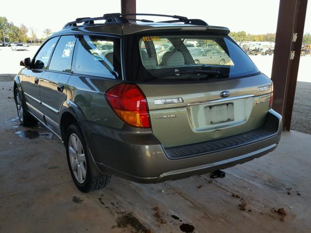 4S4BP61C667330172 - 2006 SUBARU LEGACY OUT GREEN photo 3