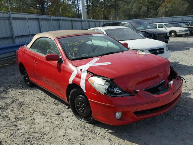 4T1FA38P44U036309 - 2004 TOYOTA CAMRY SOLA RED photo 1