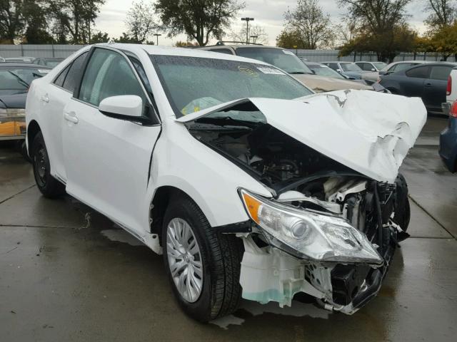 4T4BF1FK2ER399159 - 2014 TOYOTA CAMRY L WHITE photo 1